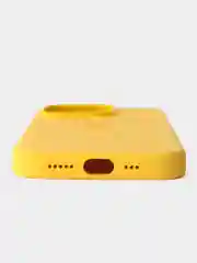 Желтый силиконовый чехол/Silicone Case MagSafe для iPhone 15 Pro