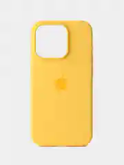 Желтый силиконовый чехол/Silicone Case MagSafe для iPhone 15 Pro