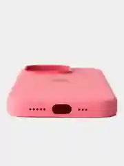 Темно-синий силиконовый чехол/Silicone Case MagSafe для iPhone 15 Pro