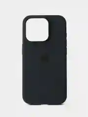 Черный силиконовый чехол/Silicone Case MagSafe для iPhone 15 Pro