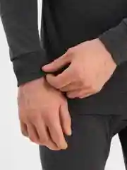 Серый термоджемпер зимний спортивный
