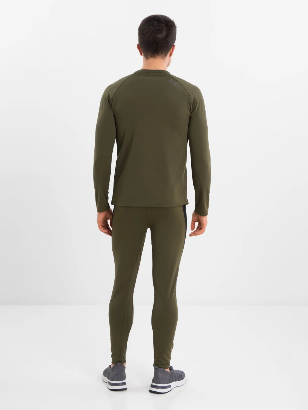 Зелёный хаки комплект тактического термобелья 5.11 Tactical, на флисе, термобелье мужское