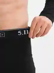 Черный комплект тактического термобелья 5.11 Tactical, на флисе, термобелье мужское