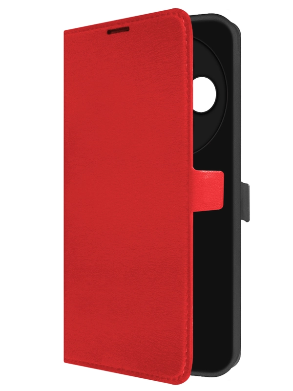 Чехол-книжка Krutoff Eco Book для Xiaomi Redmi 14C красный