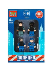 Конструктор фигурки Город мастеров Полиция, 4 фигурки