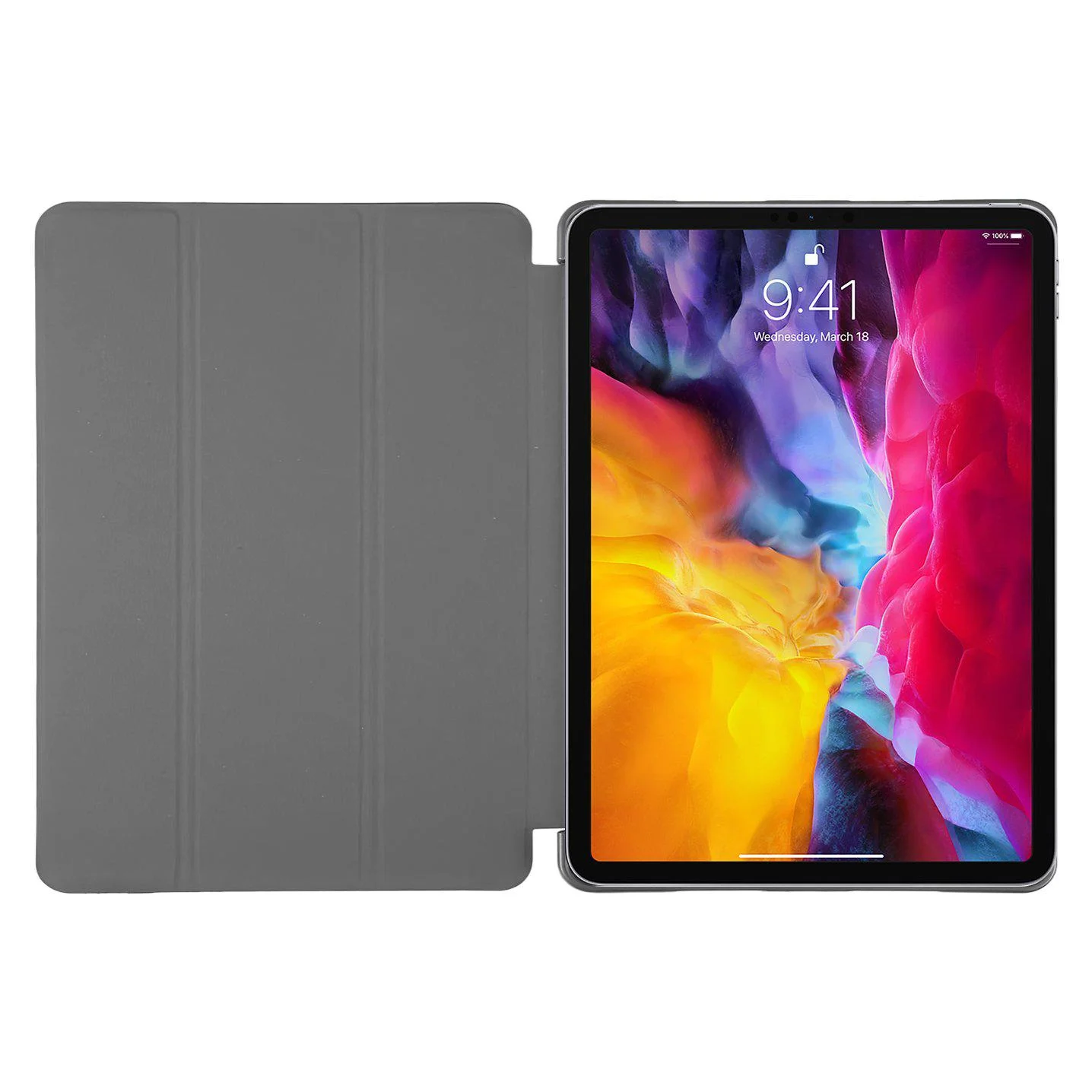 Чехол-книжка Krutoff Eco Book для Apple iPad Pro 11" (5th Gen) серый