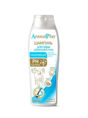 Шампунь Animal Play, увлажняющий, с Omega 3 и кератином, для длинношерстных собак, 250 мл