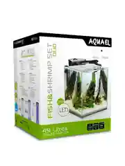 Aквариум Акваэль Fish&Shrimp Set Duo D&N, 49 л, 35х35х40 см, черный