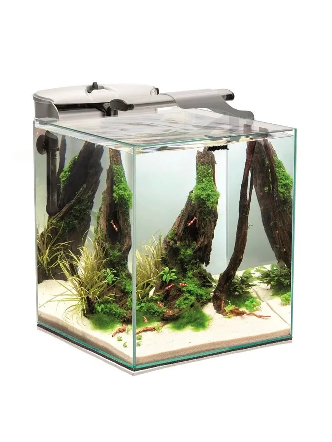 Aквариум Акваэль Fish&Shrimp Set Duo D&N, 49 л, 35х35х40 см, черный
