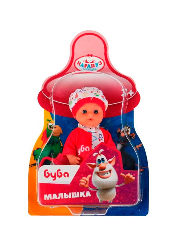 Интерактивная кукла Карапуз "Буба. Малышка", 15 см