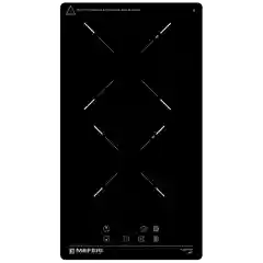 Варочная панель электрическая MEH302BK LIGHT домино 30 см черный