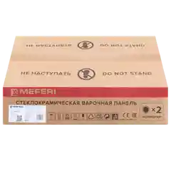 Варочная панель электрическая MEH302BK LIGHT домино 30 см черный