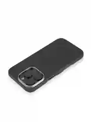 Черный карбоновый чехол MagSafe для iPhone 16, Pro, Max кевлар противоударный BROSCORP тонкий