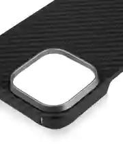 Черный карбоновый чехол MagSafe для iPhone 16, Pro, Max кевлар противоударный BROSCORP тонкий