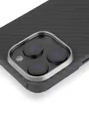 Черный карбоновый чехол MagSafe для iPhone 16, Pro, Max кевлар противоударный BROSCORP тонкий