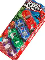 Набор машинок Технодрайв Road Racing, 4 штуки