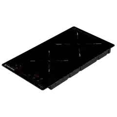 Черный варочная панель индукционная MIH302BK POWER - домино 2 конфорки, 3500 вт, стеклокерамика