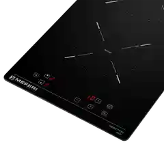 Черный варочная панель индукционная MIH302BK POWER - домино 2 конфорки, 3500 вт, стеклокерамика