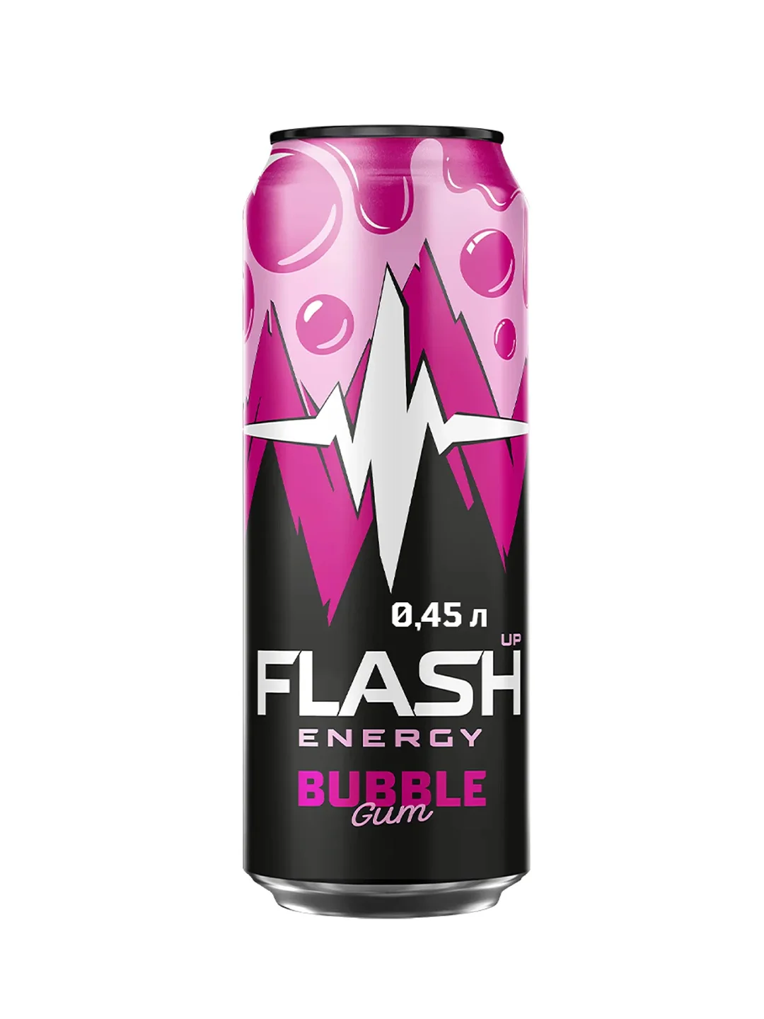 Энергетический напиток Flash Up Energy Bubble Gum 0,45 л, банка