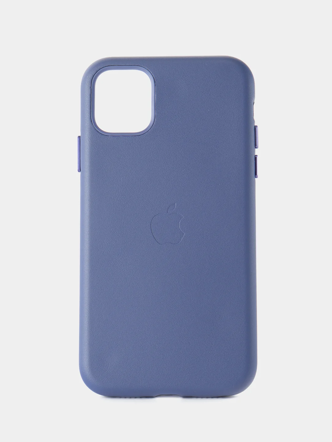 Голубой кожаный чехол Leather Case для iPhone 11 с функцией MagSafe