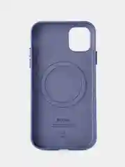 Голубой кожаный чехол Leather Case для iPhone 11 с функцией MagSafe