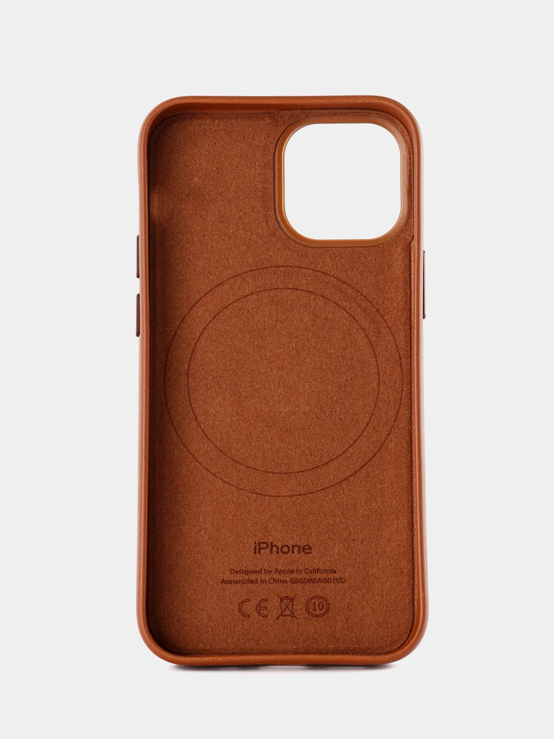 Зеленый кожаный чехол Leather Case для iPhone 13 mini с функцией MagSafe