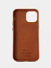 Зеленый кожаный чехол Leather Case для iPhone 13 mini с функцией MagSafe