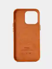 Оранжевый кожаный чехол Leather Case для iPhone 13 Pro с функцией MagSafe