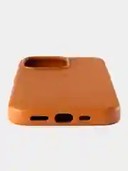 Оранжевый кожаный чехол Leather Case для iPhone 13 Pro с функцией MagSafe