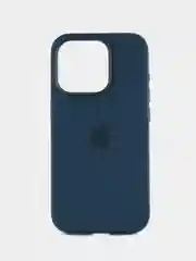 Темно-синий силиконовый чехол/Silicone Case MagSafe для iPhone 15 Pro