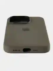 Зеленый силиконовый чехол/Silicone Case MagSafe для iPhone 15 Pro