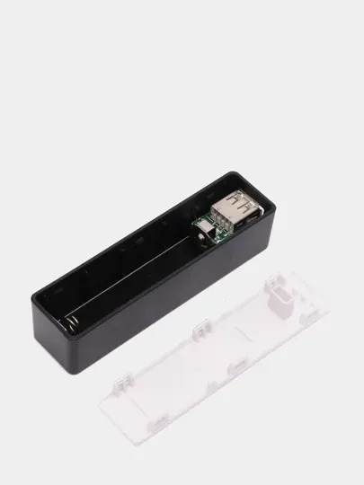 Черный зарядное устройство для аккумуляторов 18650 Power Bank