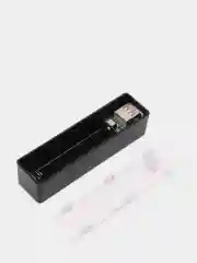 Черный зарядное устройство для аккумуляторов 18650 Power Bank