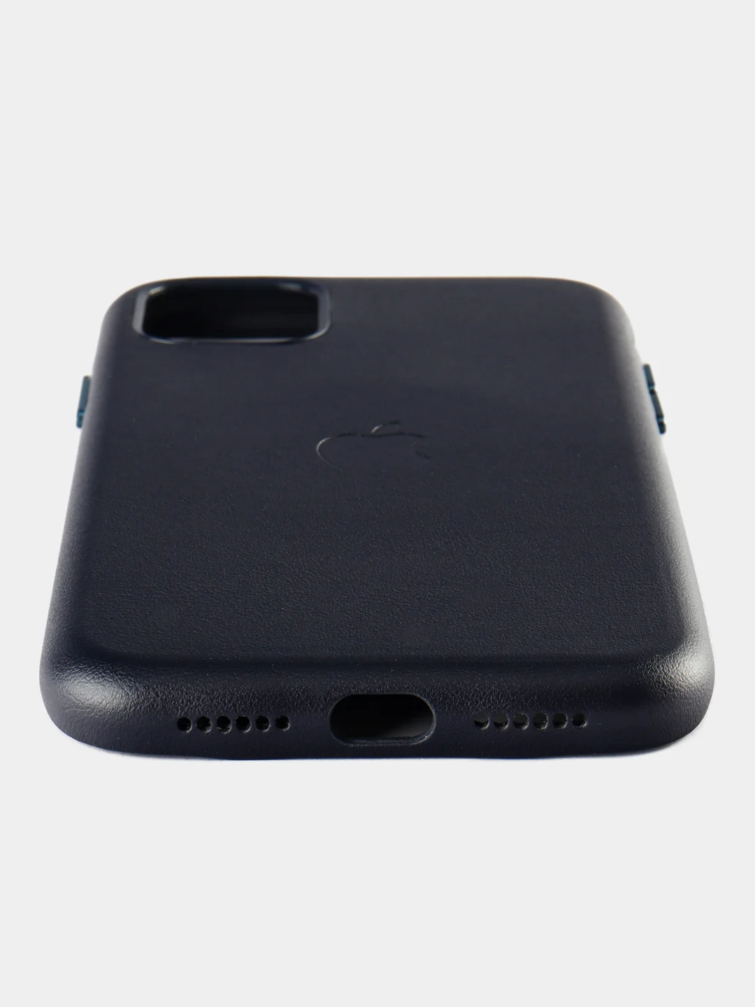 Темно-синий кожаный чехол Leather Case для iPhone 11 с функцией MagSafe
