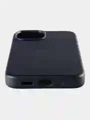 Темно-синий кожаный чехол Leather Case для iPhone 13 mini с функцией MagSafe