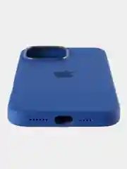 Синий iphone 16  Pro Max silicon case/силиконовый чехол MagSafe для iPhone 16 Pro Max