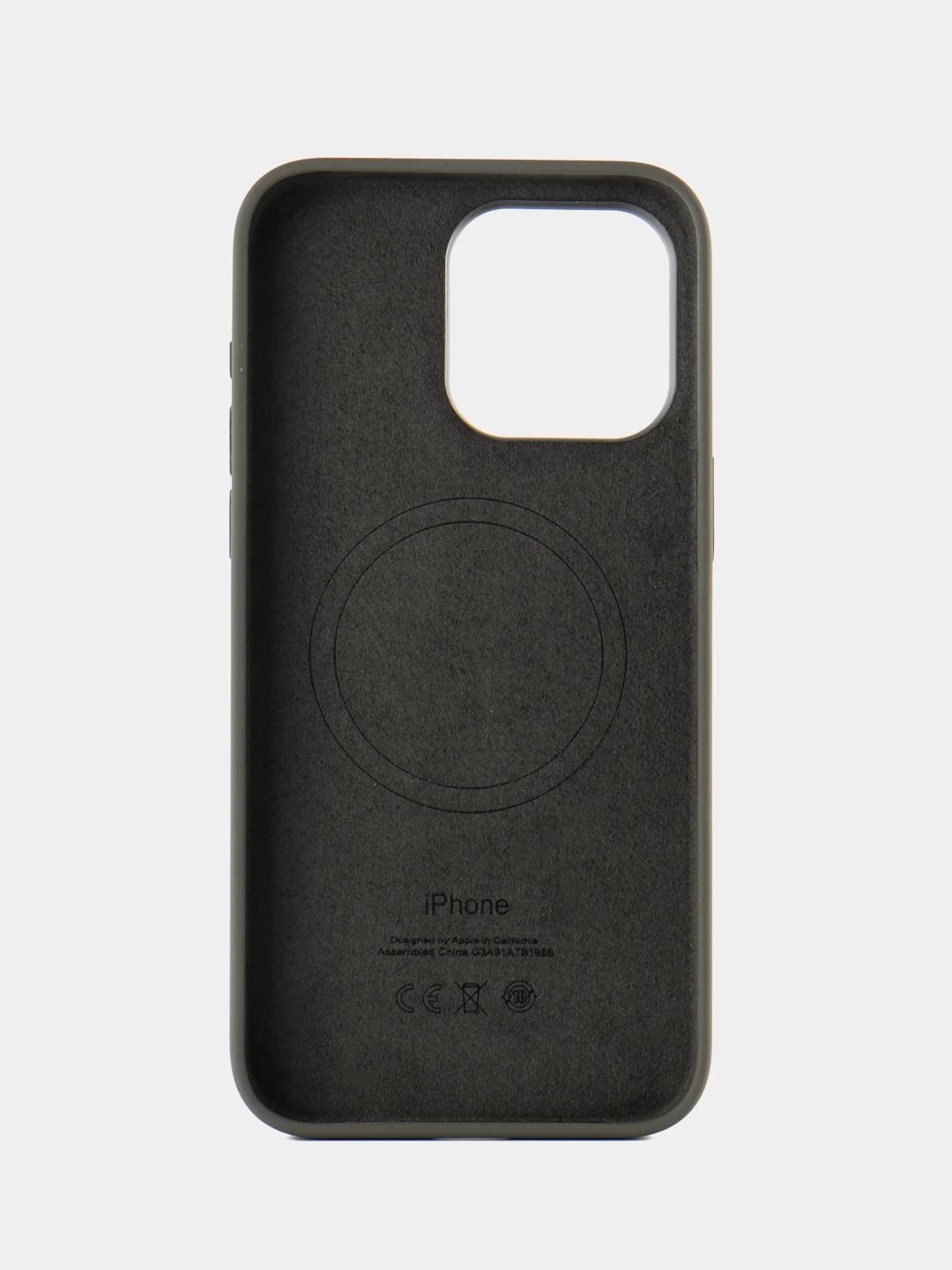 Серый силиконовый чехол/Silicone Case MagSafe для iPhone 15 Pro Max