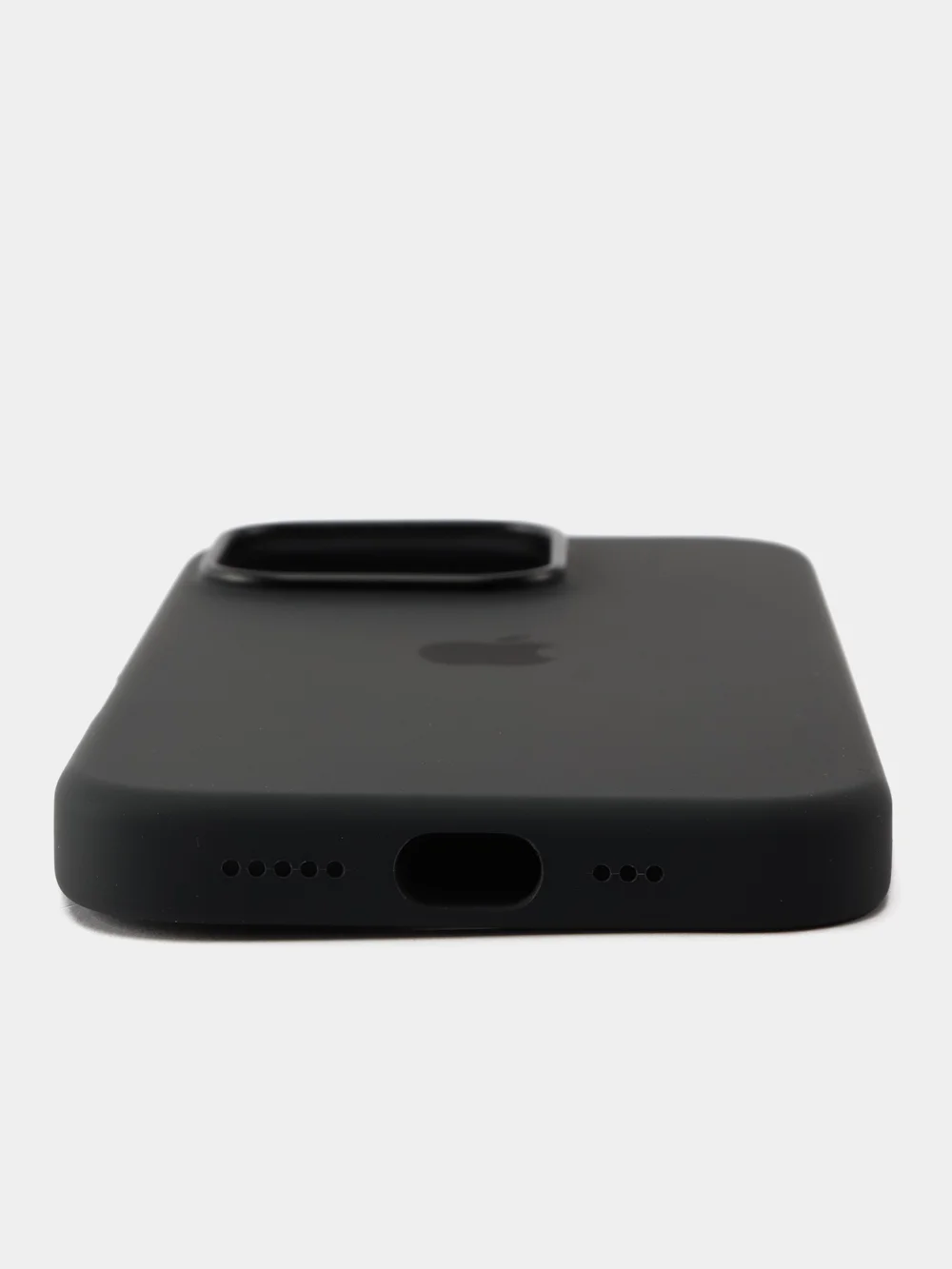 Черный iphone 16 Pro silicon case /силиконовый чехол MagSafe для iPhone 16 Pro