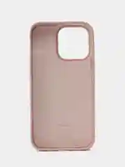 Розовый кожаный чехол Leather Case для iPhone 13 Pro с функцией MagSafe