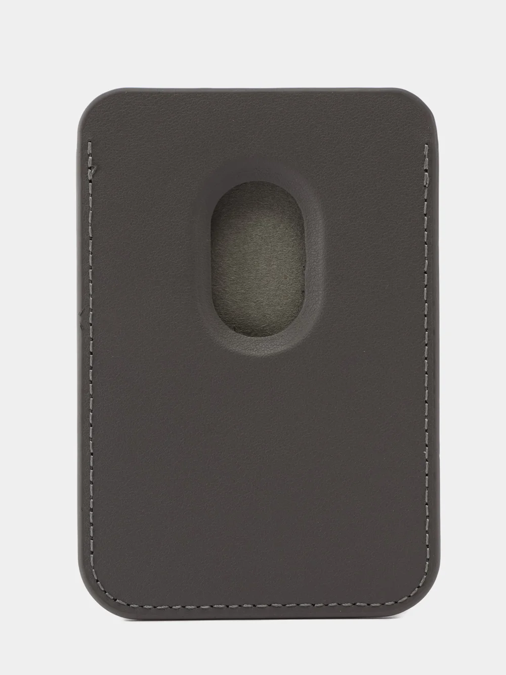 Серый меланж картхолдер - бумажник на iPhone с поддержкой MagSafe/Leather Wallet