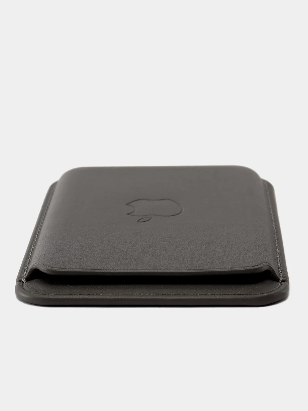 Серый меланж картхолдер - бумажник на iPhone с поддержкой MagSafe/Leather Wallet
