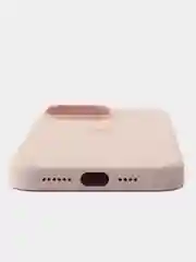 Розовый силиконовый чехол/Silicone Case MagSafe для iPhone 15 Pro Max