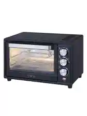 Черный духовой шкаф MARTA MT-EO4293B / 2500Вт/ 32л/ Функция Аэрогриль/ Конвекция/ черный жемчуг