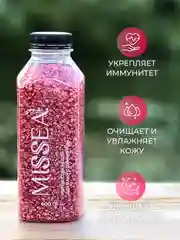 Розовый соль для ванн с шиммером