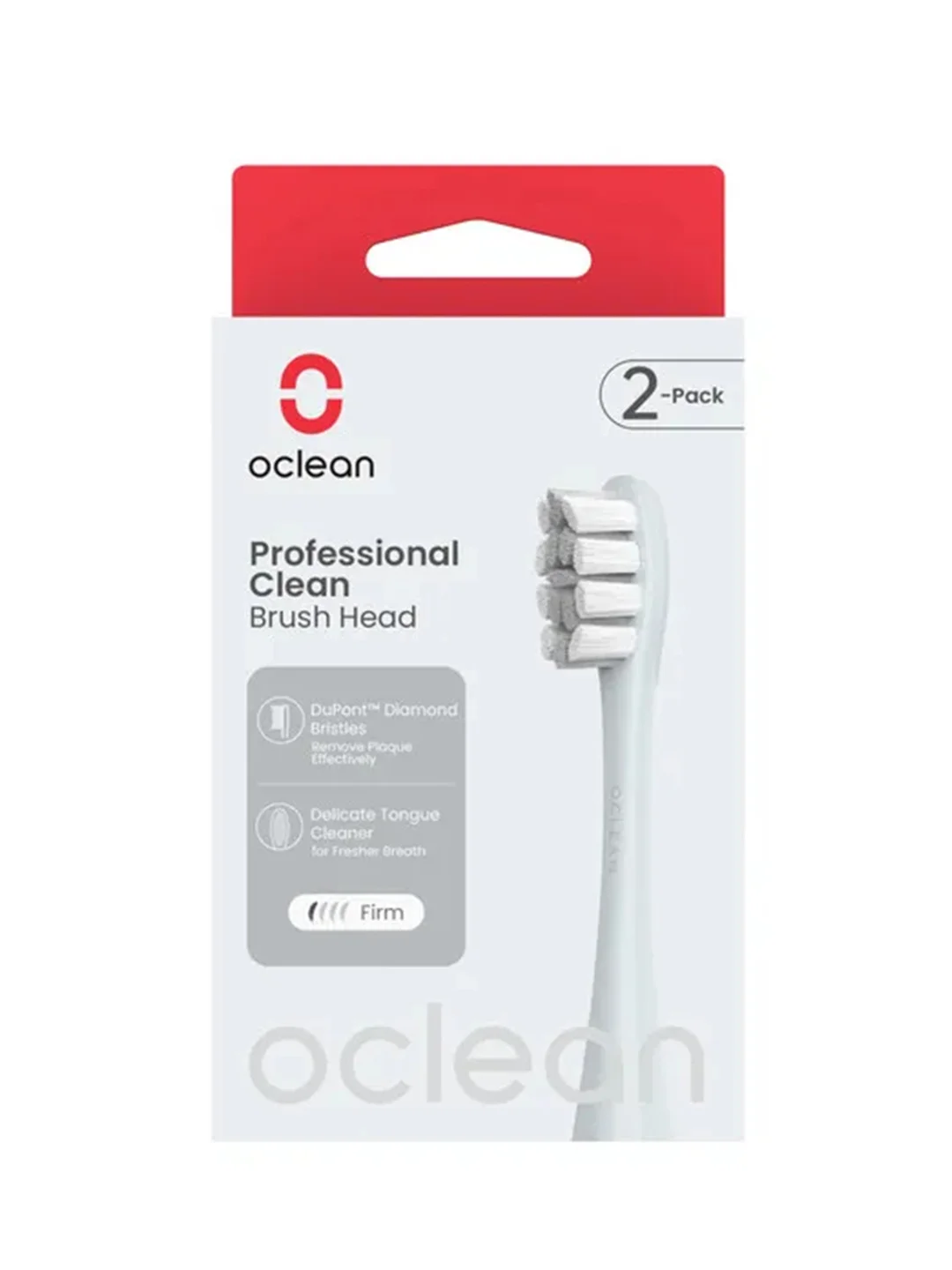 Серебряный комплект насадок Профессиональная чистка Oclean P1С8 (2шт)
