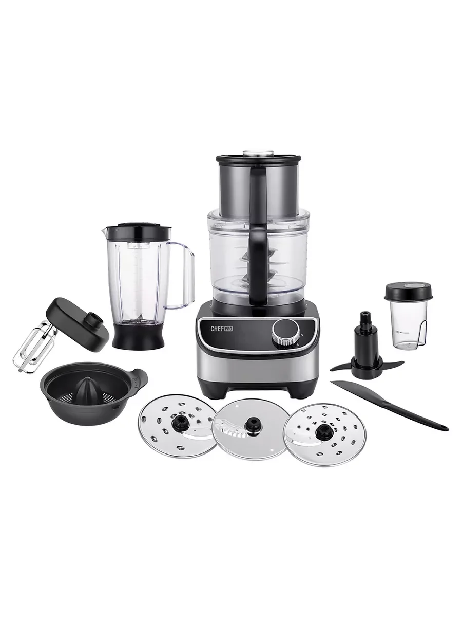 Черный стационарный блендер 9 в 1 CHEF PRO CF-KP1103A черный
