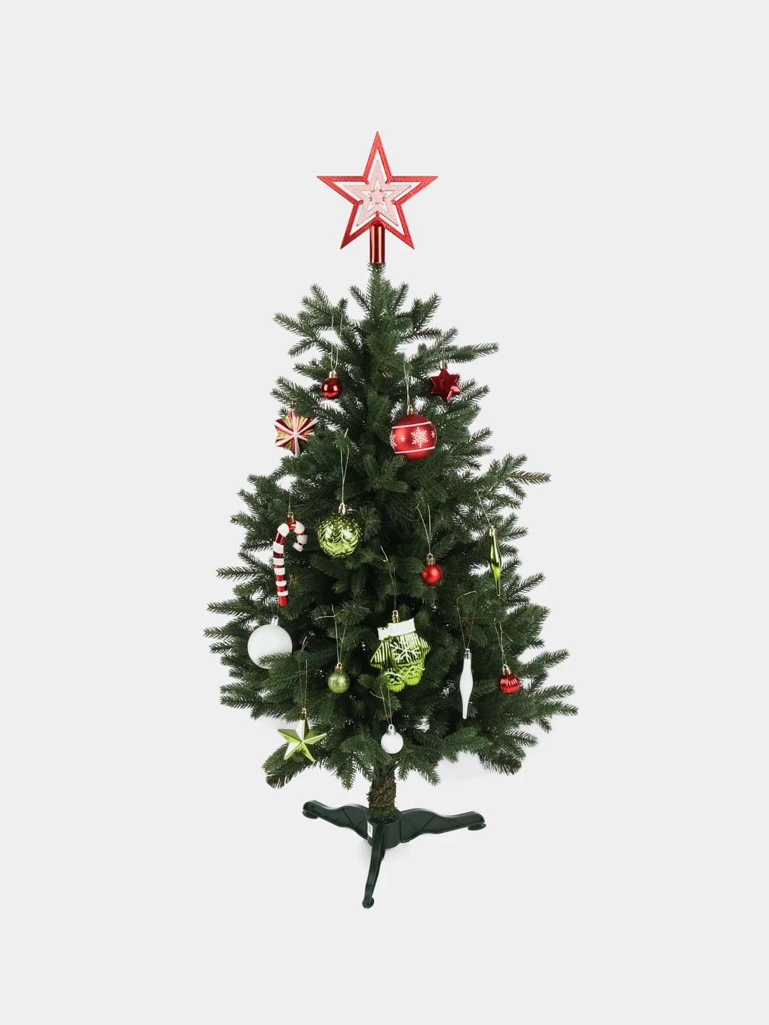 Елочные шары-игрушки Золотая Сказка, 592184, новогодний декор, набор 67 предметов, пластик