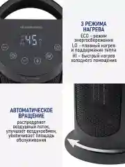 Черный тепловентилятор STINGRAY ST-FH1051B черный жемчуг