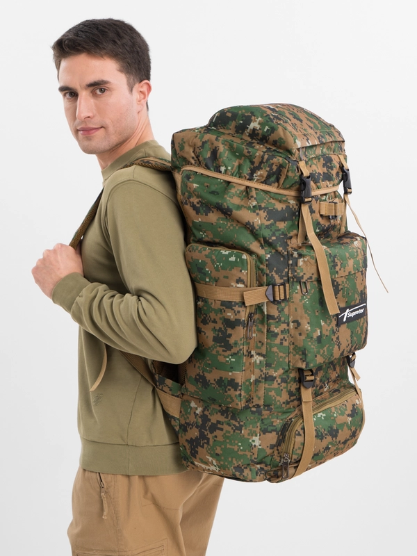 Рюкзак тактический 80л, 75х35х25см, цвет лесной пиксель