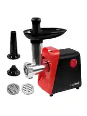 Серебряный мясорубка электрическая LUMME LU-MG2112A черный/красный